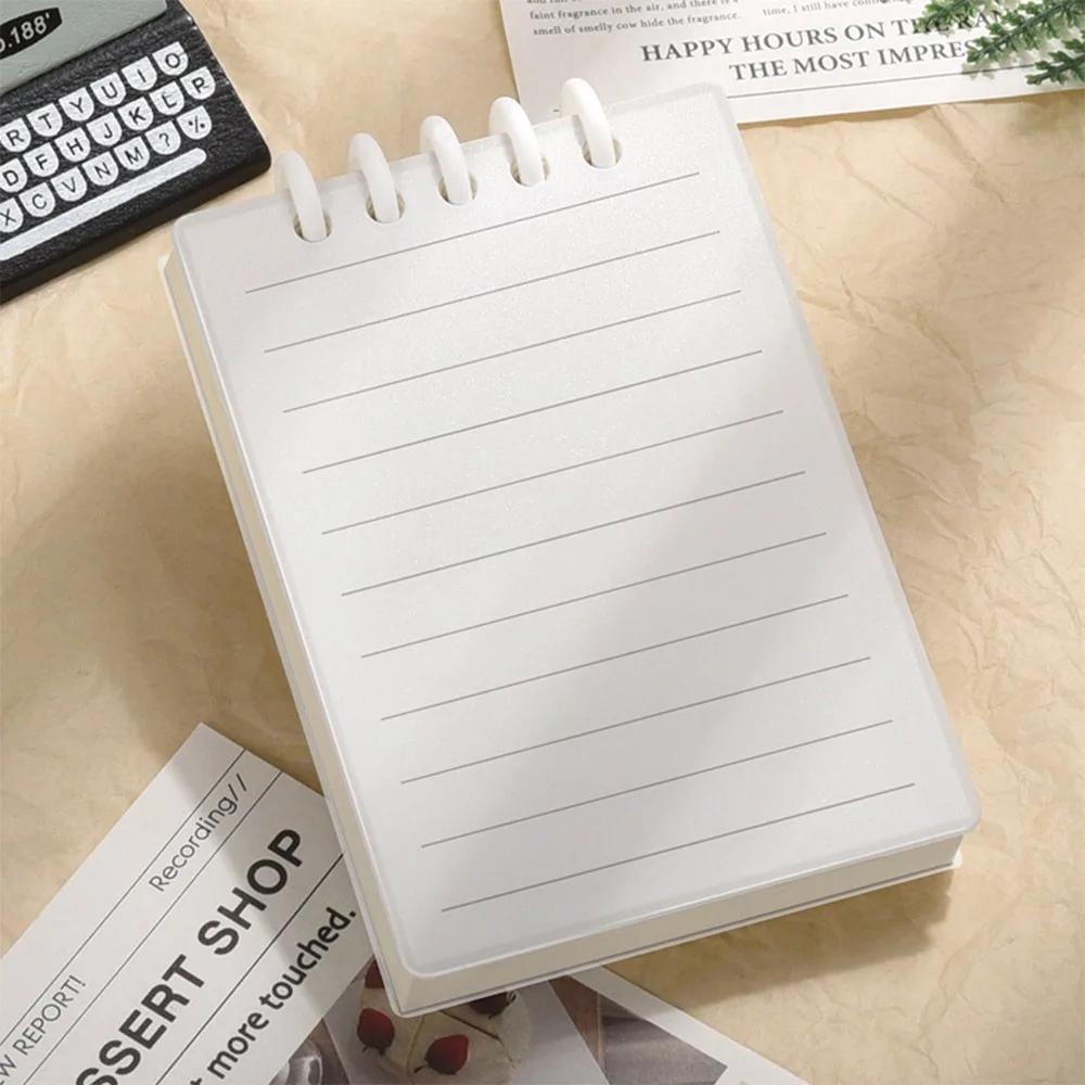 Cute Mini Notebooks A7 Pocket Notebook Small Memo Pad Loose-leaf Square Notepad Horizontal Line Inner Page Memo Pad Diary Book