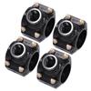 4 Sets Water Drain Saddle Plastic Pipe Additional Quick Connector Tee Kit G1 Female Thread