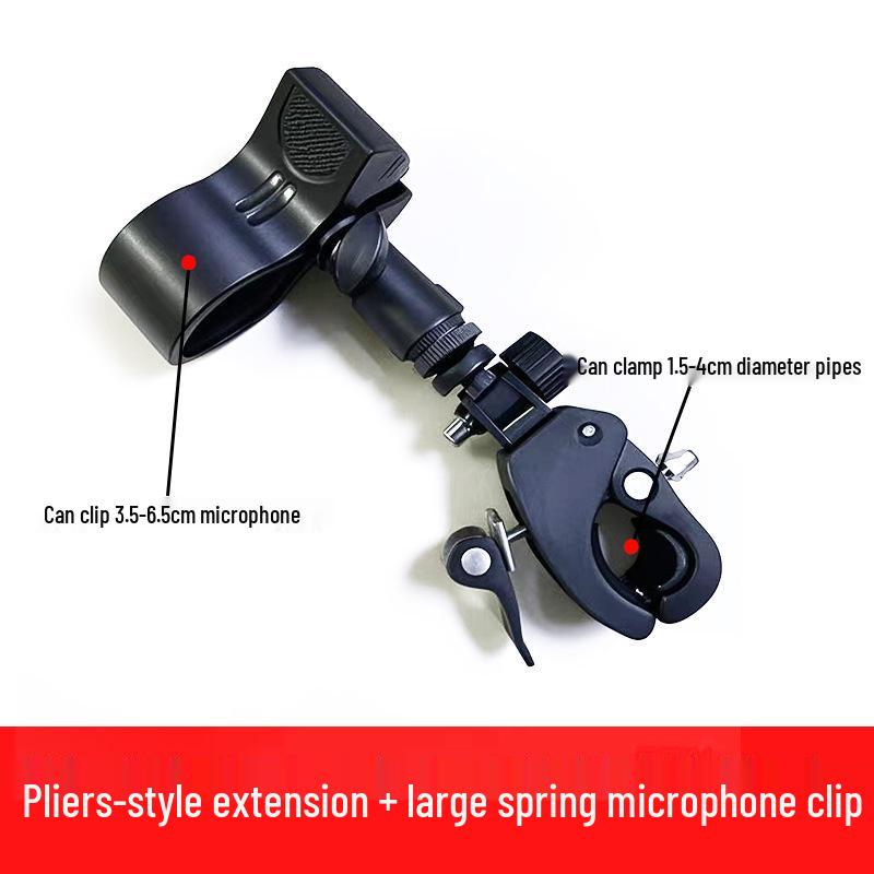 Multifunctional Mobile Phone Tripod with Universal Crab Claw Clip for Streaming & Navigation