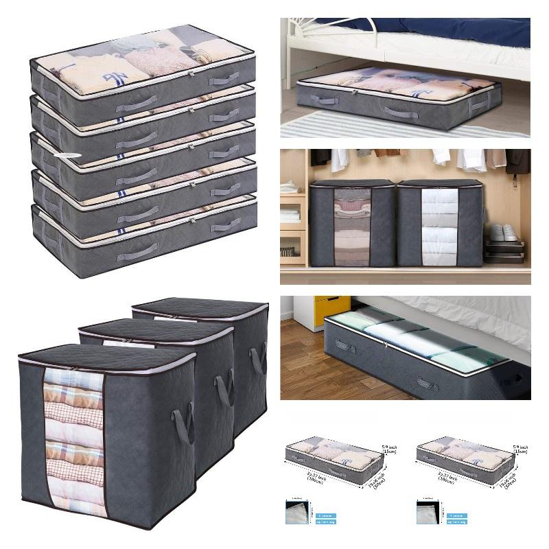 Mehrzweck Vliesstoff Nachttisch Aufbewahrungsbox für Schlafzimmer Unordnung und Kleidung