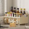 Handle Spice Racks Luxury Freestanding Multifunctional Spice Jars Set Space Saving Pantry Container Seasoning Box Cooking