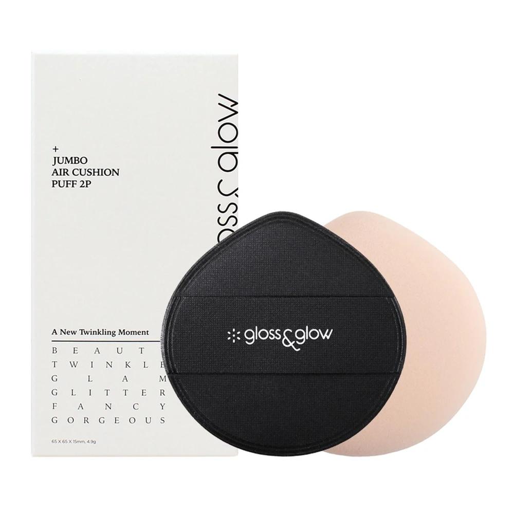 Fluffy Giant Air Cushion Puff 2P + Case 2P