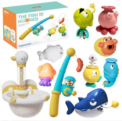 Baden Angeln Wasserspiel Angeln Magnetisches Angeln Niedlich Wasserdusche Bad Geburtstagsgeschenk Spielzeug, Spiel, Spielzeug, Geschenk, Spiel, Pool, Set, Rad, Brunnen, Spielzeug,