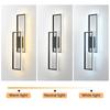Industrial LED Wall Sconce Light with Remote Control, 18-36W Adjustable Acrylic Metal Fixture for Indoor Lighting wall decor