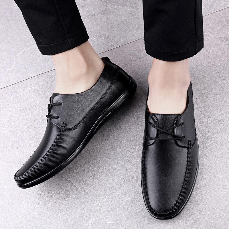Moda Homens sapatos de amarrar Retro Sapatos de Couro Homens Tênis Casuais moda ao ar livre preto Sapatos Casuais Sapatos Plataforma Masculinos Sapatos Masculinos