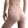 Women's High-Waist Elastic Fitness Pants with Pockets - Butt-Lifting Yoga & Running Tights