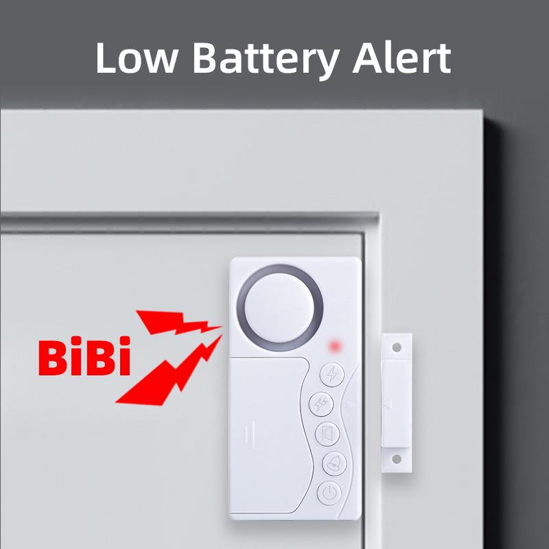 2-Pack Magnetic Door & Window Alarm: Anti-Theft & Open Door Reminder