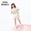 little MO&Co. Girls' Flutter Sleeve Rhinestone Shirt