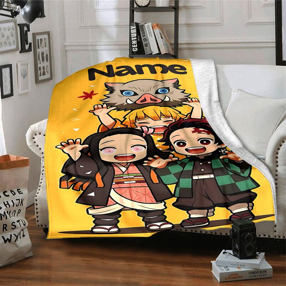 Custom Name Flame Passion Name'S Journey Party Blanket For Couch Bed Plush Cozy Fuzzy Blanket Super Soft Warm Blankets For Fall And Winter 0916304