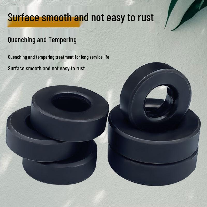 Grade 8.8 High-Strength Black Flat Washer, Thickened Gasket for M6, M8, M10, M12, M16 Bolts