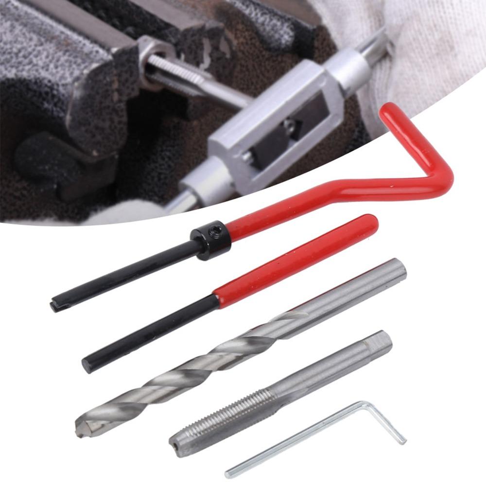 25Pcs Twisted Drill Thread Repair Kit Metric Threading Tool  for Auto Parts and Processing Machinery