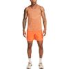 Nike Solid Color Brand Logo High Waist Drawstring Split Shorts Men Shorts Orange DM4759-885