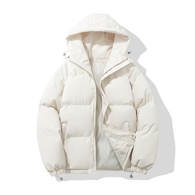 Winter Herren- und Damen Baumwollmantel mit verdicktem Stehkragen