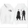 Anime Jujutsu Kaisen DEATH NOTE Hoodie Gojo Satoru Geto Suguru Printed Sweatshirt Men Women Hooded Harajuku Streetwear Clothing