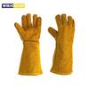Cowhide Flame-retardant Welding Work Gloves Heat-proof Metal Welding Protector Yellow Gloves Soldering Welding Gloves Tools