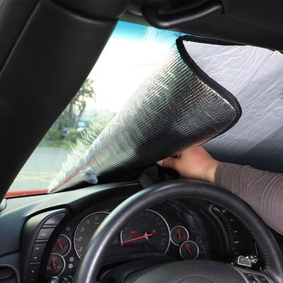 For Chevrolet Corvette C6 2005-2013 Aluminum Foil Car Front Windshield Full Window Glass Sun Protection Parasol Car