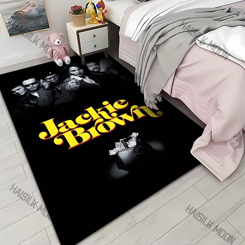 

1PC People with guns and cash bag Carpet for Living Room Bedroom Sofa Home Decor Rus Non-slip Floor Mat Luxury Gift 40cm x 60cm