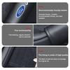 Leather Car Door Handle Protection Sleeve Anti Stick Interior Accessory For Ford Fiesta Ranger Mondeo Escape Ecosport Fusion