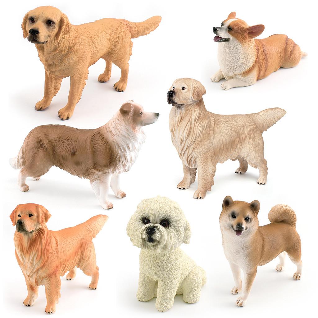 Childrens Pet Cibotium Barometz Welsh Corgi Shepherd Dog Pet Animal Model For Playroom Decor And Collecting