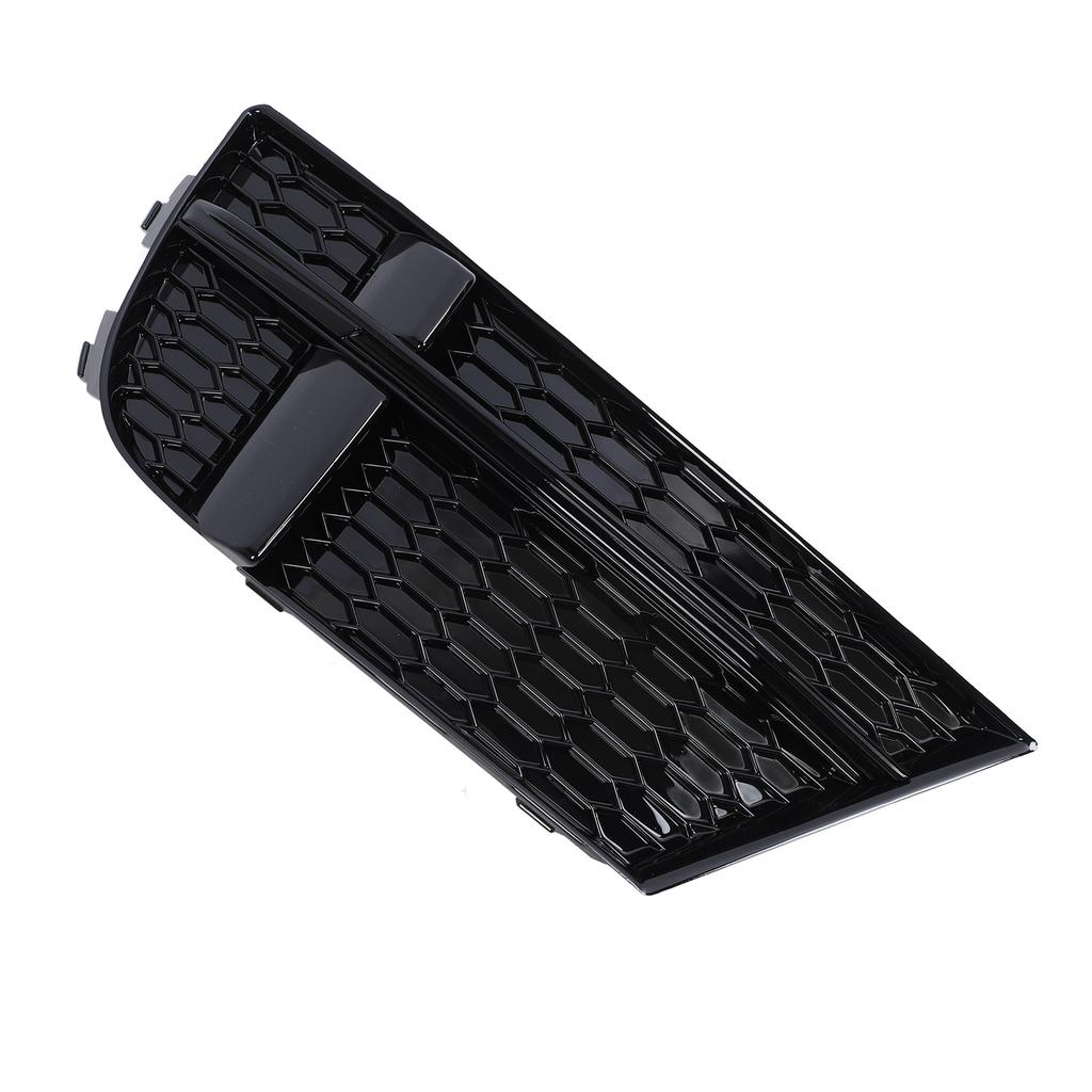 Front Bumper Fog Light Grille Glossy Black Side Bumper Fog Lamp Cooling Air Grill for A3 8v Sedan Sportback Convertible