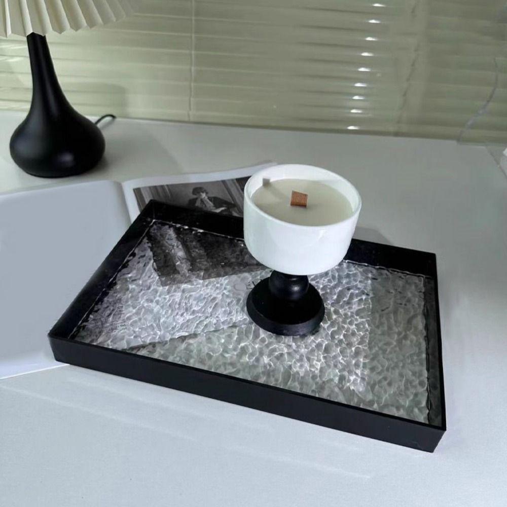 

Space Saving Acrylic Storage Tray Decorative Aromatherapy Storage Rack for Home Style B