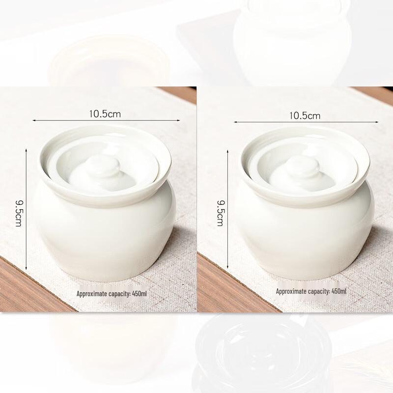 Zhaoran Ceramic Double Boiler Stew Pot Set