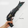 38cm/14.96in Cyberpunk Thorn Toy Guns Props Cosplay Party Supplies Game Peripherals Model Gift Collectible Display Sports Crafts