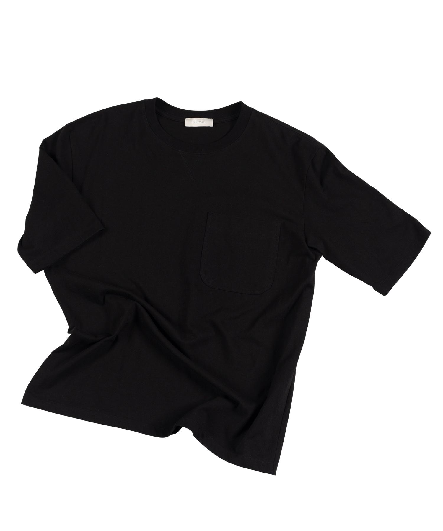 Oldeubi Att Cotton 16S Big Pocket T-Shirt Black 1
