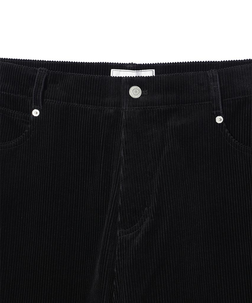 CRITIC Dyeing Corduroy Pants Black