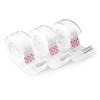 Portable Transparent Snail Cutter, Plastic Mini Iron Tooth Sealer, Stationery Tape Machine, Cutter, Tape Holder