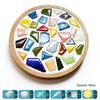 Handmade Glass Mosaic Cup Mat Pixel Puzzle DIY Kit - Educational Toy