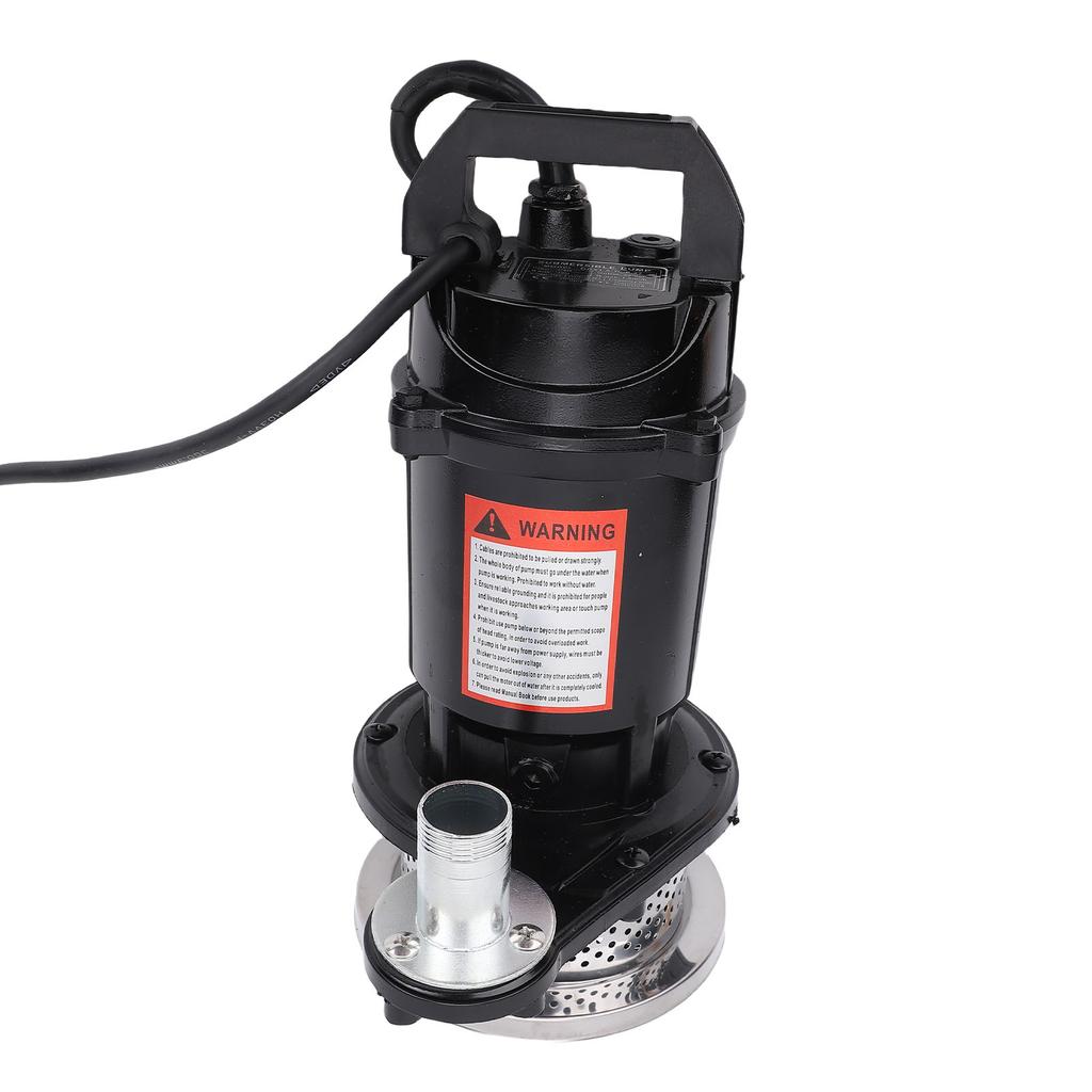 1 2HP Submersible Sump Pump 6000GPH High Efficiency High Lift Submersible Clean Water Pump for Home Farm Factory US Plug