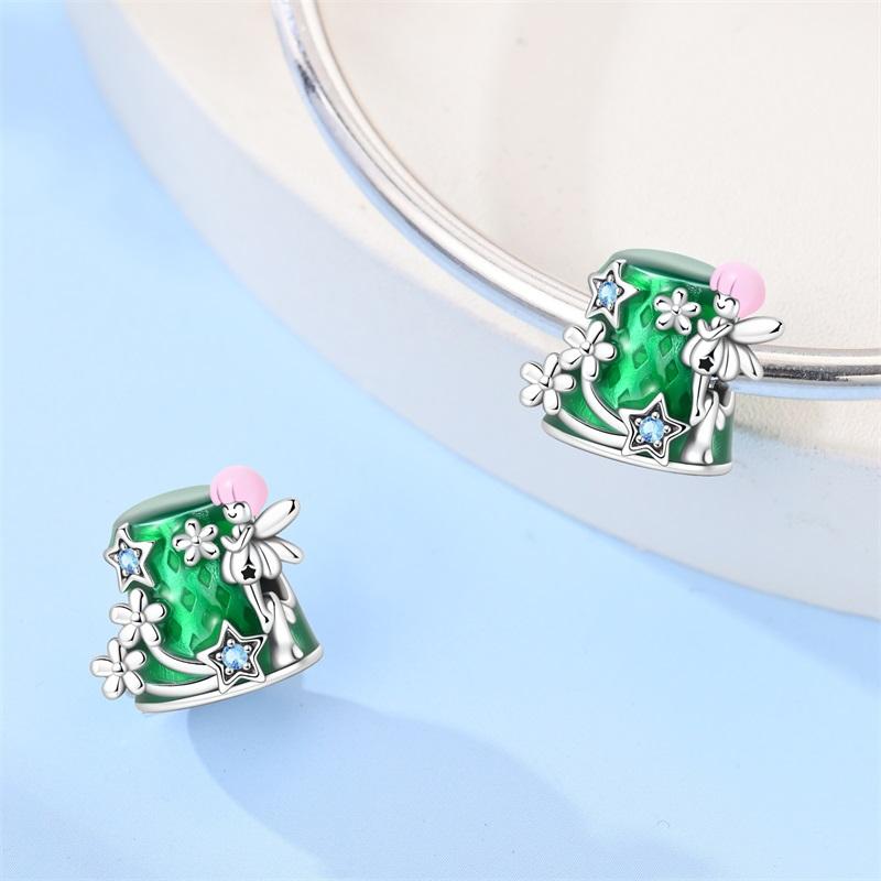 Copper Colorful Tree Of Life Family Pendant Charms Beads Fit Bracelets Diy Party Decoration Gifts Jewelry Accessory