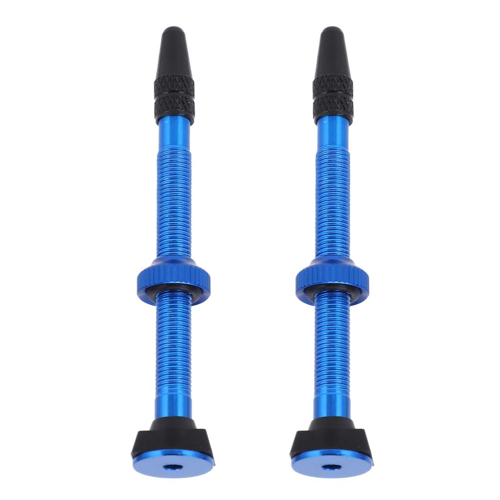 2pcs 60mm Tubeless   Valve Stem Lightweight Alloy Valve Stem for Mountain Road Bike