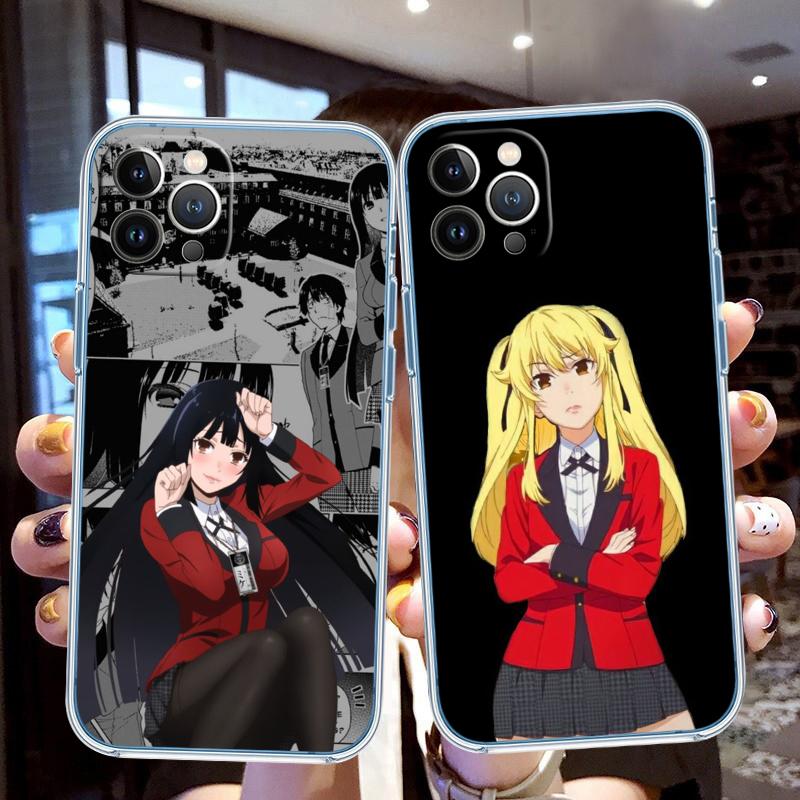 PP42 Kakegurui Transparent Phone Case for Motorola Moto G40 G04 G05 One Ace Action  Fusion + Plus Hyper Macro Vision Zoom