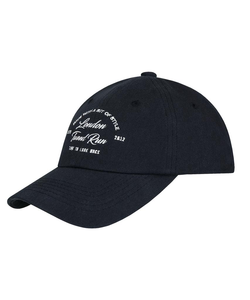 BELLIEF Tweed Run Logo Ball Cap (Navy)