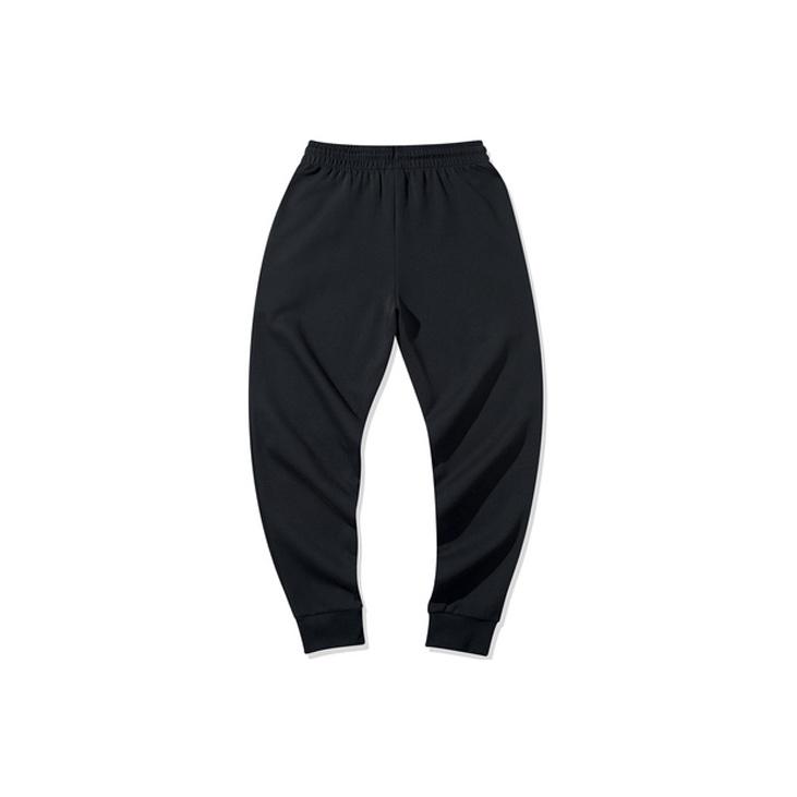 Li Ning Badfive Basketball Series Pattern Loose Cuff Sports Long Pants Men bottoms Black AKLQA75-3