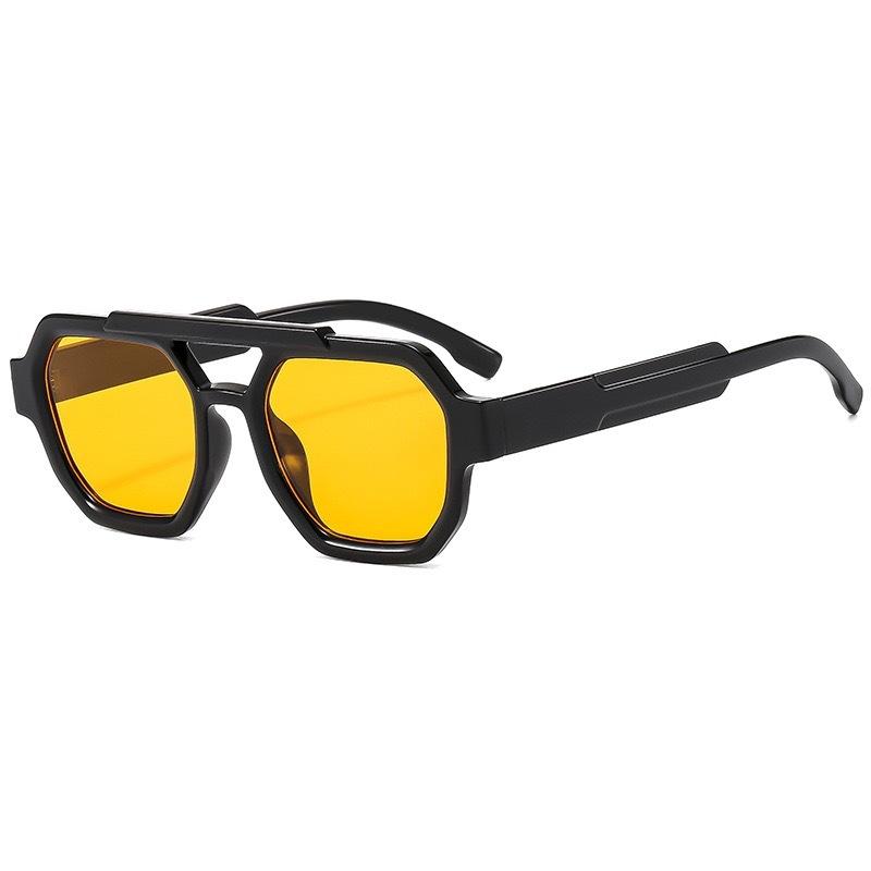 Large Frame Polarized Sunglasses Women'S Men'S Large Frame Double Beam Fashion Sunglasses High Sense