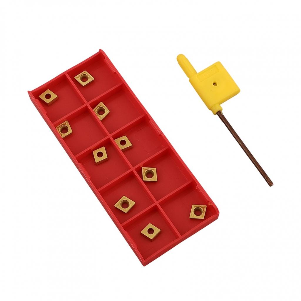 Versatile Tool Holder Set with CCMT060204HM VP15TF Inserts for Lathe Turning