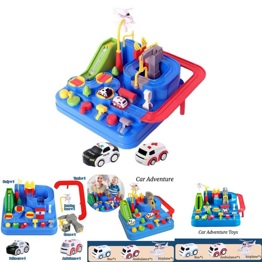 Piste de Voiture Jouet Aventure Glissante par Inertie Passionnante Pour Enfants Jouet Éducatif Populaire d'Apprentissage Précoce