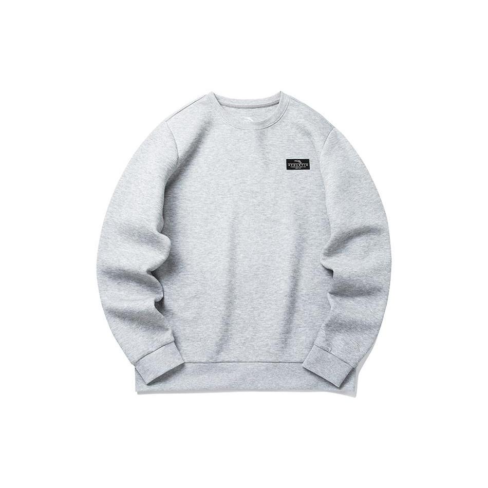 Anta Variety Training Collection Sweatshirt Men s Gray Heather Gray 152217723-4 M