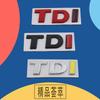 3D Prémiový Turbo Přímé Vstřikování TDI pro kapotu auta, blatník, kufr, zadní kapotu, název, nálepka, emblém, odznak, samolepka