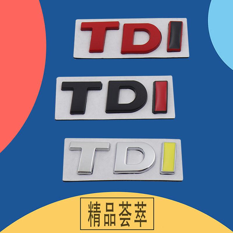 3D Premium Turbo Direct Injection TDI for car Hood Fender trunk Rear Bonnet Nameplate Decal Emblem Badge Sticker