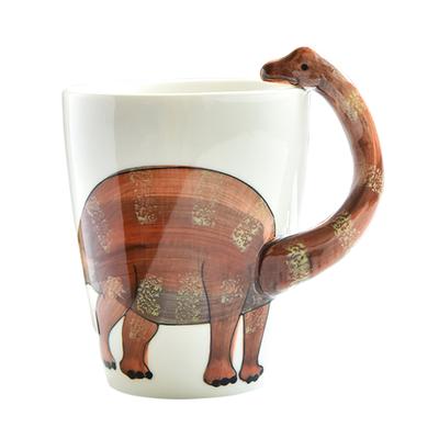 400 ml dinozauro formos puodelis Mielas gyvūno keraminis puodelis Biuro puodelis Pusryčių puodelis