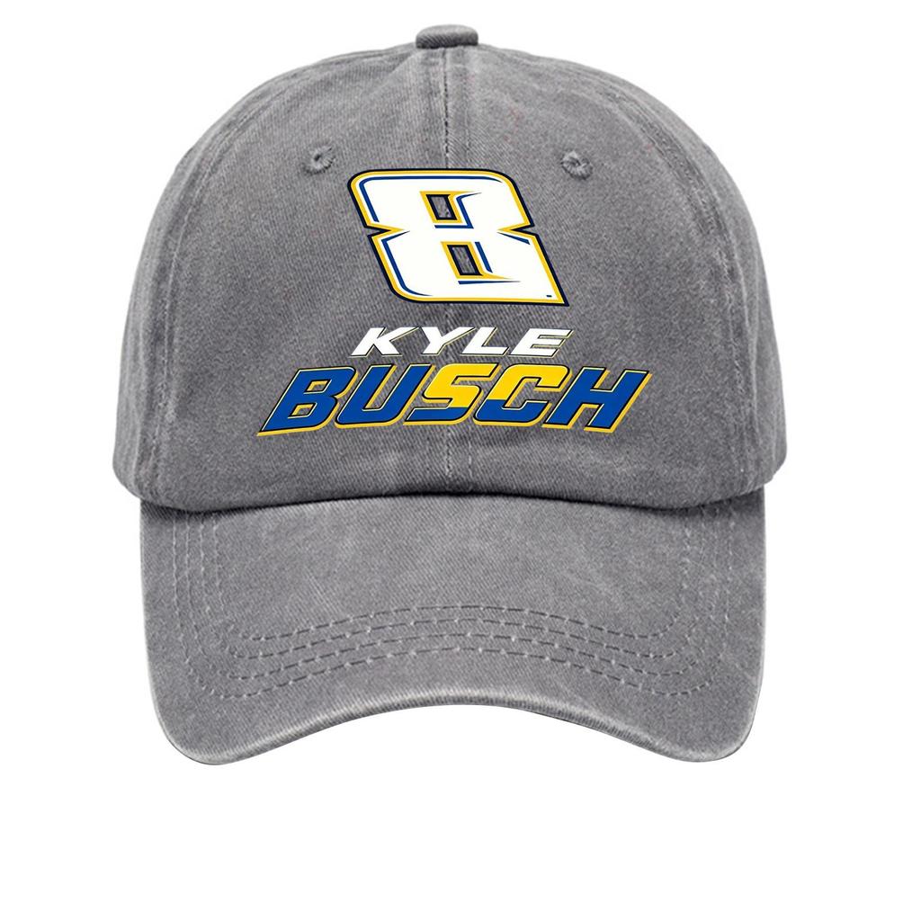 Washed Cotton Baseball Cap Soft Top Vintage Denim Style Adjustable Back Closure Casual Hat for Everyday Wear