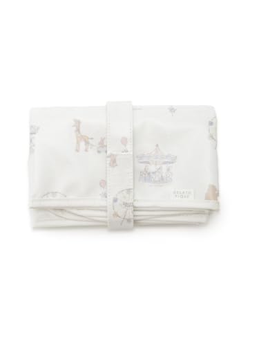 Merry-go-round pattern diaper changing mat