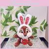 Cute Cartoon Plush Squirrel Keychain Soft Toy Accessory For Bags And Keys