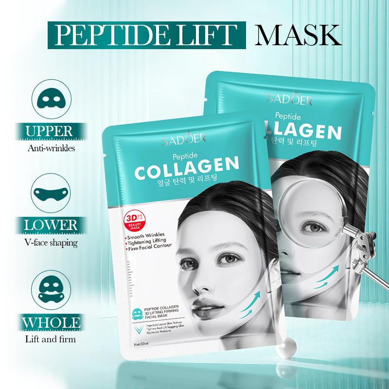 Peptide Collagen 3D Lifting Firming Mask, Hydrating and Moisturizing Mask