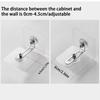 Furniture Anchors Furniture Wall Anchor Kit With Self-Adhesive Drywall Anchor Adjustable Child Safety Straps Resistant For TV