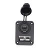 Flush Mount Recessed Plate For Anderson style Plug 50 amp w/ USB + Type C Socket